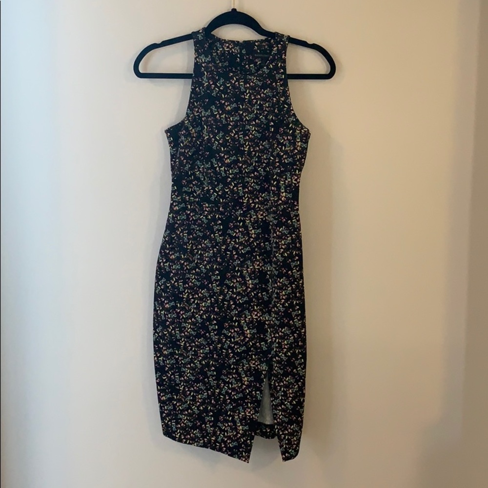 Banana Republic Floral Thigh Slit Dress